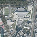 경기장 공중 사진(2019년 11월 1일 촬영)