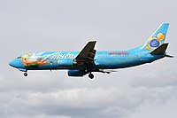 Livrée Disney sur un Boeing 737-400