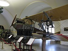 Licencyjny austro-węgierski samolot rozpoznawczy Albatros B.I (Ph) o numerze 20.01 eksponowany w Heeresgeschichtliches Museum w Wiedniu