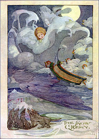 スコットランド人イラストレーター、アン・アンデルセンの"The Snow Queen"。20世紀前半の作。