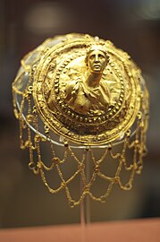 Plasă de păr din aur (300–200 î.Hr.)