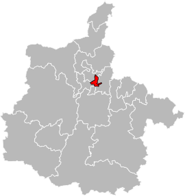 Situation of the canton of Charleville-Mézières-3 in the department of Ardennes