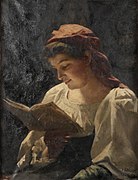 Reading Girl by Emma Josepha Sparre