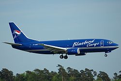 Boeing 737-300F der Bluebird Cargo