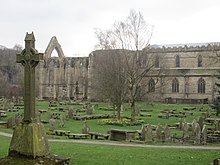 The graveyard by the Priory Bolton Priory Graveyard.jpg