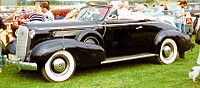 1937 Cadillac Series 60 convertible coupe