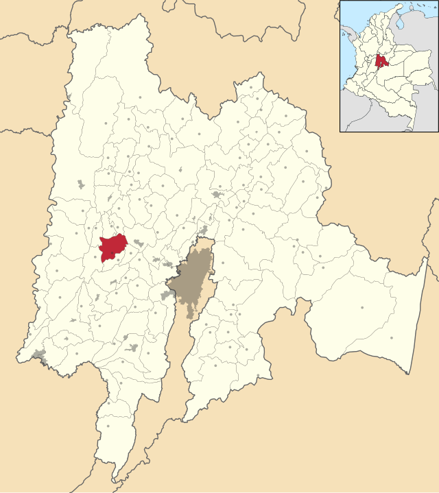 Anolaima ubicada en Cundinamarca