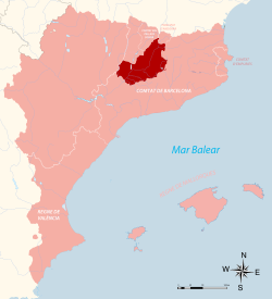County of Urgell within the Crown of Aragon