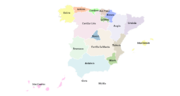 Miniatura para Comunidais Autónomas d'España por superfici