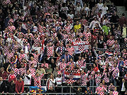 Fans croates au championnat du monde masculin en 2007.