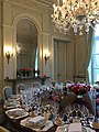 Dining room at the Embassy of Switzerland in Paris