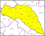 Mappa della diocesi