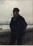 Portrait of a fisherman, 1890 by Dionís Baixeras i Verdaguer [ca]