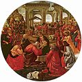 „Išminčių pagarbinimas“, tondas (apie 1488, Uficių galerija, Florencija)