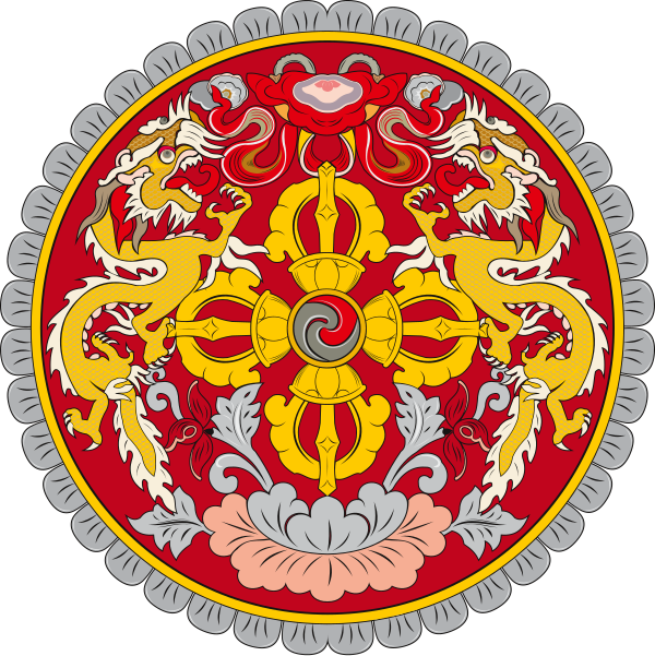 চিত্র:Emblem of Bhutan.svg