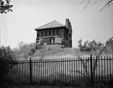 Embalse Fisher Hill, Fisher Avenue, Brookline, Massachusetts, 1887