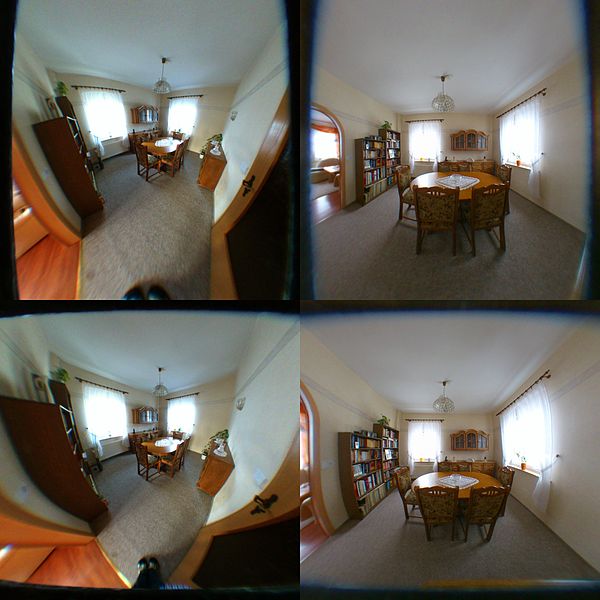 Fisheye lens room 0.2x (real 0.25x)