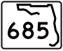 State Road 685 marker