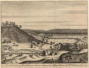 Fort Johnson med omgivningar 1759