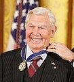 Andy Griffith receiving the Presidential Medal of Freedom, August 2005