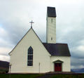 Die Hallgrimskirche in Saurbær im Hvalfjörður / 04.05.2005