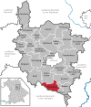 Lage der Gemeinde Hohenburg im Landkreis Amberg-Sulzbach