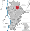 Lage des Marktes Inchenhofen im Landkreis Aichach-Friedberg