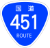 National Route 451 shield