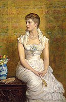Portrait of Lady Campbell, née Nina Lehmann,