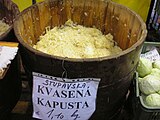 Kvasená kapusta クヴァセナー・カプスタ（キャベツを醗酵させた漬物）