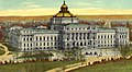Bibliothèque du Congrès, à Washington, vers 1910.