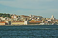 Blick vom Tejo auf Lissabon