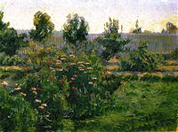 Люси Бэкон, Garden Landscape, 1894-1896