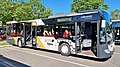 Livrée RGTR sur un autobus de Demy Schandeler, bande jaune