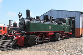 La Mallet 11sm du Brohltalbahn (de) à Saint-Valery-Canal en 2021.