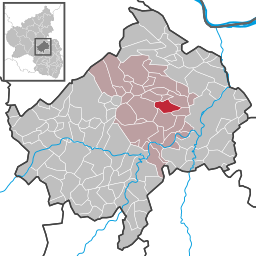 Läget för Mandel i Landkreis Bad Kreuznach