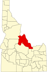 Contea di Lemhi – Mappa