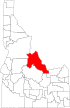 Map of Idaho highlighting Lemhi County.svg