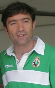 Photo de Marcelino García Toral lors de son passage comme entraîneur du Recreativo Huelva