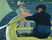 The Boating Party by Mary Cassatt, 189394, oil on canvas, 35 1/2 x 46 in., National Gallery of Art, Washington