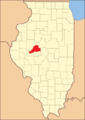 Mason County at the time of its creation in 1841