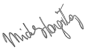 signature de Mickey Hargitay