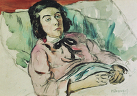 In the hospital, 1917