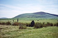 Vaughan's force was seen marching north near Corndon Hill. Mitchells Fold - geograph.org.uk - 558529.jpg