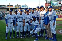 The 2011 Omaha Storm Chasers, the Pacific Coast League champions Omaha Storm Chasers 2011 PCL Champions.jpg