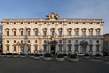 Palazzo della Consulta, seat of the Constitutional Court Palazzo della Consulta (Rome).jpg