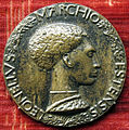 „Pirmasis Leonello d'Este medalis“, recto (1441-43)