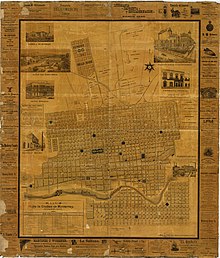 Plano de la ciudad de Monterrey, 1894