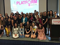 Mazie Hirono with members of Platform