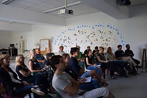 First workshop with participants of the Open Science Fellows Program at the WMDE office